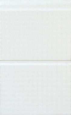 Fehér, szélesbordás mintázatú, leather felületű, ECOTOR garázskapu panel