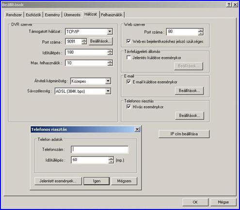 EuroVideo megfigyel� rendszer