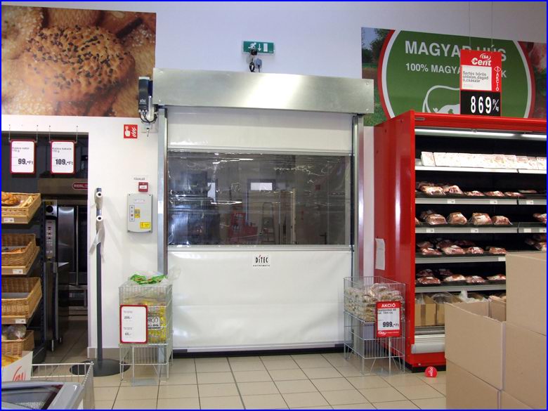 Ipari gyorskapu referencia - CBA �ruh�z - Kaposv�r