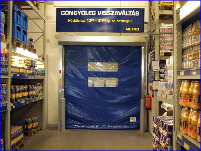 Ipari gyorskapu referencia - Metro �ruh�z Budapest M3