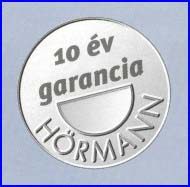 Hrmann garzskapu 10 v garancival