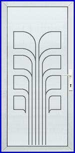 Műanyag bejárati ajtó panel