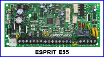 PARADOX riaszt rendszer - ESPRIT E55 riaszt