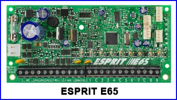 PARADOX riasztó rendszer - ESPRIT E65 riasztó