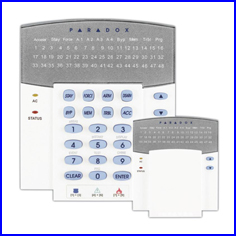 PARADOX riaszt rendszer K32 LED kezel