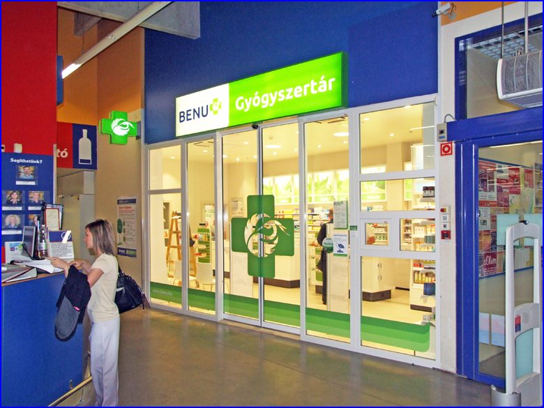 Automata ajt s vegportl referencia - Benu Gygyszertr Paks Tesco ruhz