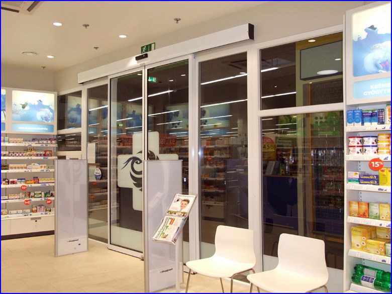 Automata ajt s vegportl referencia - Benu Gygyszertr Paks Tesco ruhz